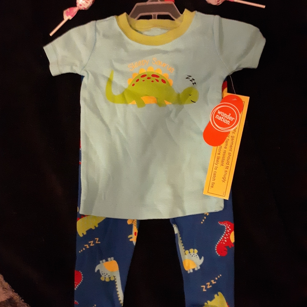 New dinosaur pajamas
